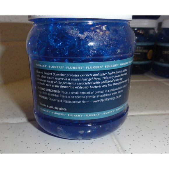 Fluker's Cricket Quencher Original Formula Lot of Five & 1/3 Full 8 oz container - Picture 7 of 8